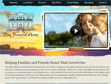 Tablet Screenshot of dayfuneralhome.net